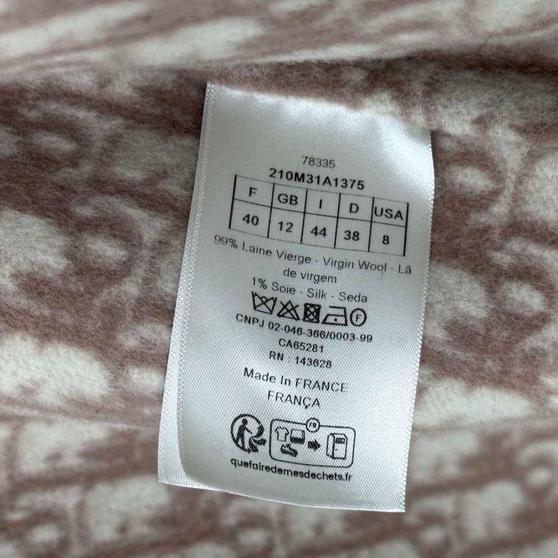 Dior Pink Printed Bathrobe Coat by Dior Size L / US 10 / IT 46 - 6 Thumbnail