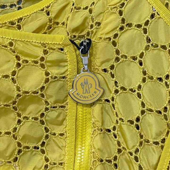Moncler Yellow Polka Dot Design Top by Moncler Size XXS / US 00 / IT 34 - 4 Thumbnail