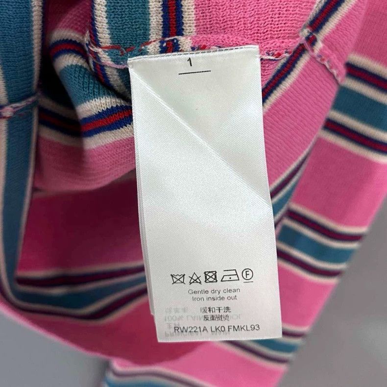 Louis Vuitton Pink Striped Crew Neck Knit Top Size S / US 4 / IT 40 - 6 Thumbnail