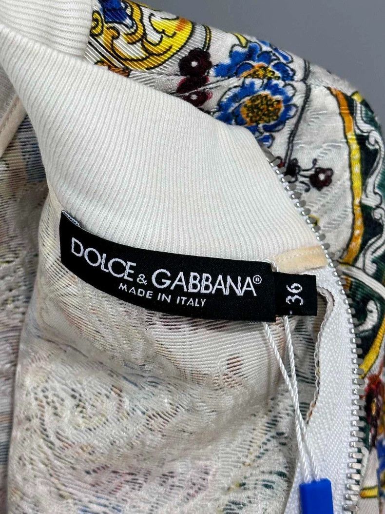 Dolce & Gabbana Embroidered Floral Short Sleeve Sweatshirt Size S / US 4 / IT 40 - 5 Thumbnail