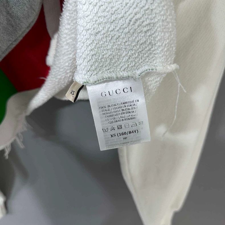 Gucci Gucci Red Green Logo Crop Hoodie Size XS / US 0-2 / IT 36-38 - 3 Thumbnail