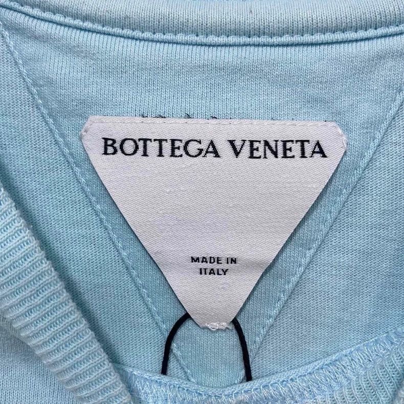 Bottega Veneta Classic Sky Blue Short Sleeve Bottega Veneta Tee Size M / US 6-8 / IT 42-44 - 5 Thumbnail