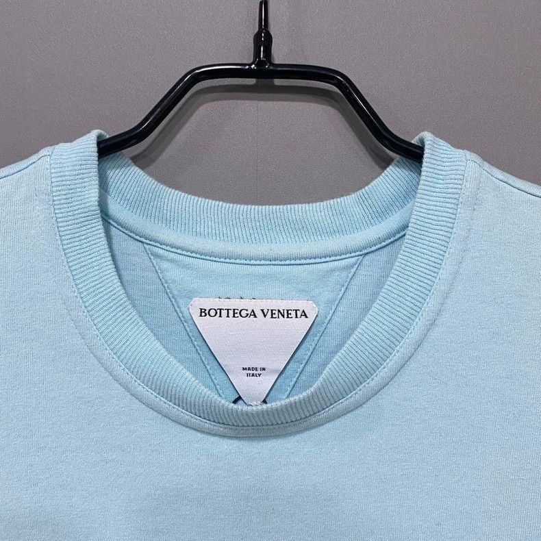 Bottega Veneta Classic Sky Blue Short Sleeve Bottega Veneta Tee Size M / US 6-8 / IT 42-44 - 4 Thumbnail