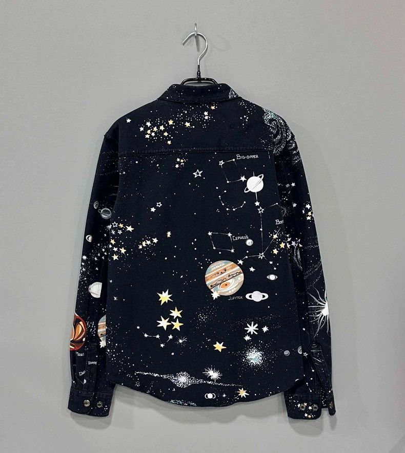Valentino Cosmic Print Denim Jacket by Valentino Size XL / US 12-14 / IT 48-50 - 3 Thumbnail