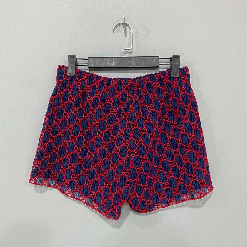 Gucci Double Layer Pattern Lace Shorts GUCCI Size 40" / US 18 - 3 Thumbnail