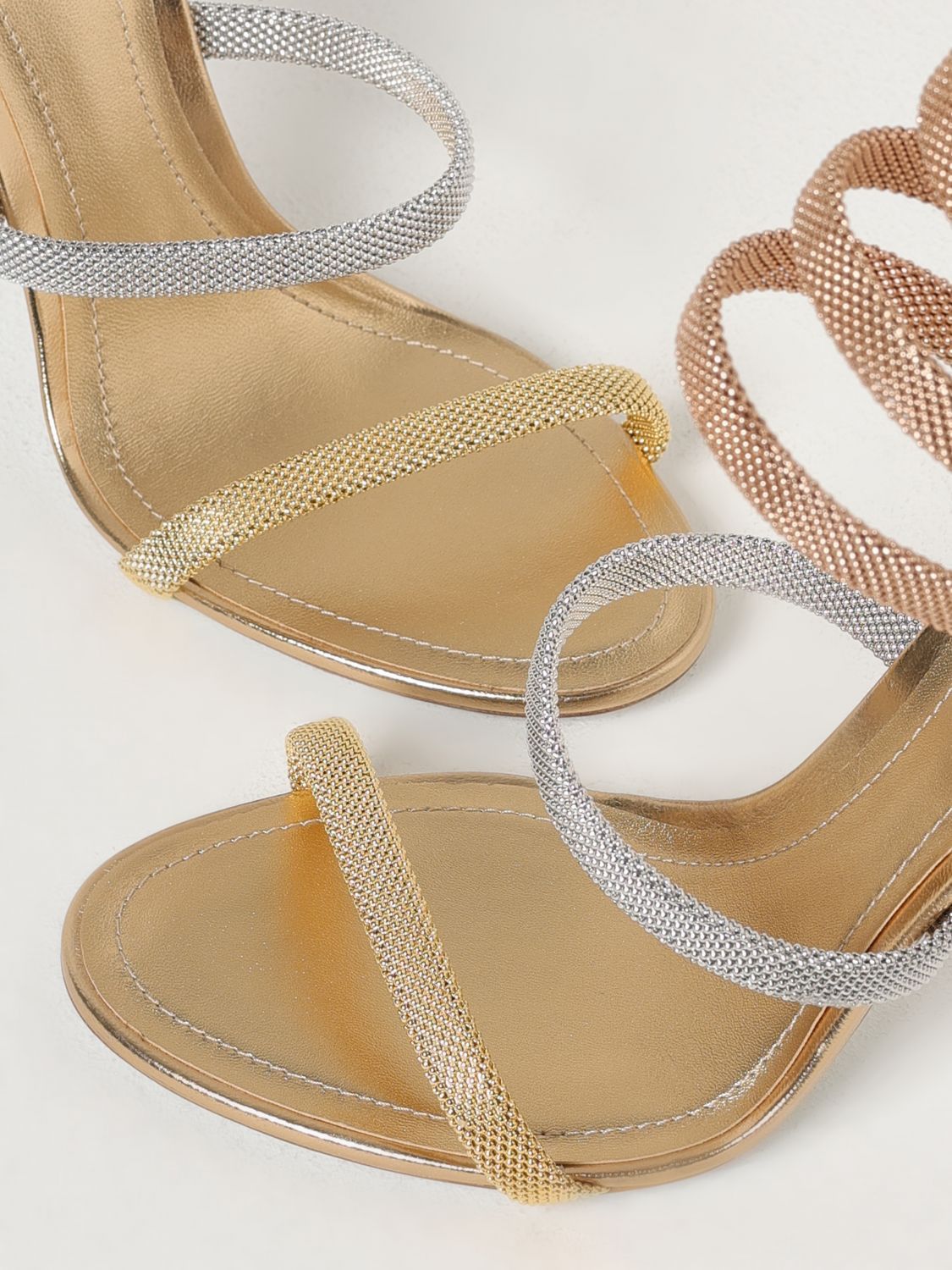 Rene Caovilla Rene Caovilla Heeled Sandals Woman Gold Size US 6 / IT 36 - 4 Thumbnail