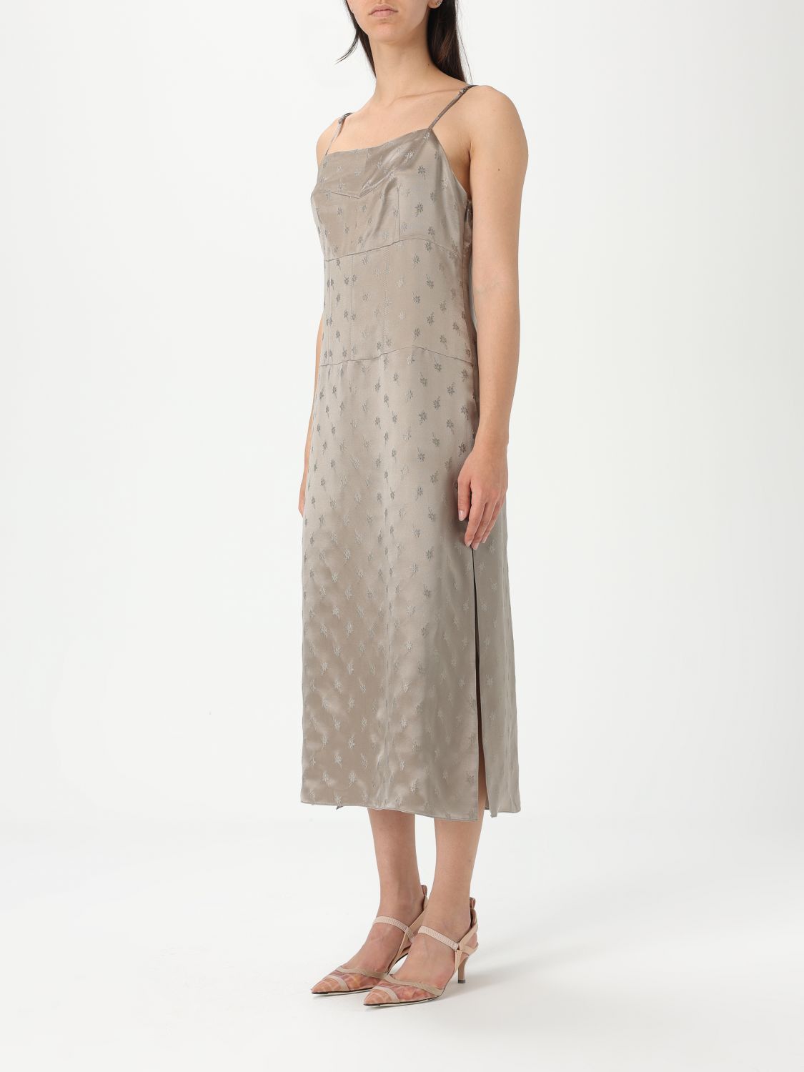 Fendi Fendi Dress Woman Beige Size M / US 6-8 / IT 42-44 - 3 Thumbnail