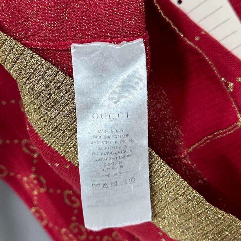 Gucci Red Knit Long Sleeve Gucci Sweater Size XS / US 0-2 / IT 36-38 - 5 Thumbnail