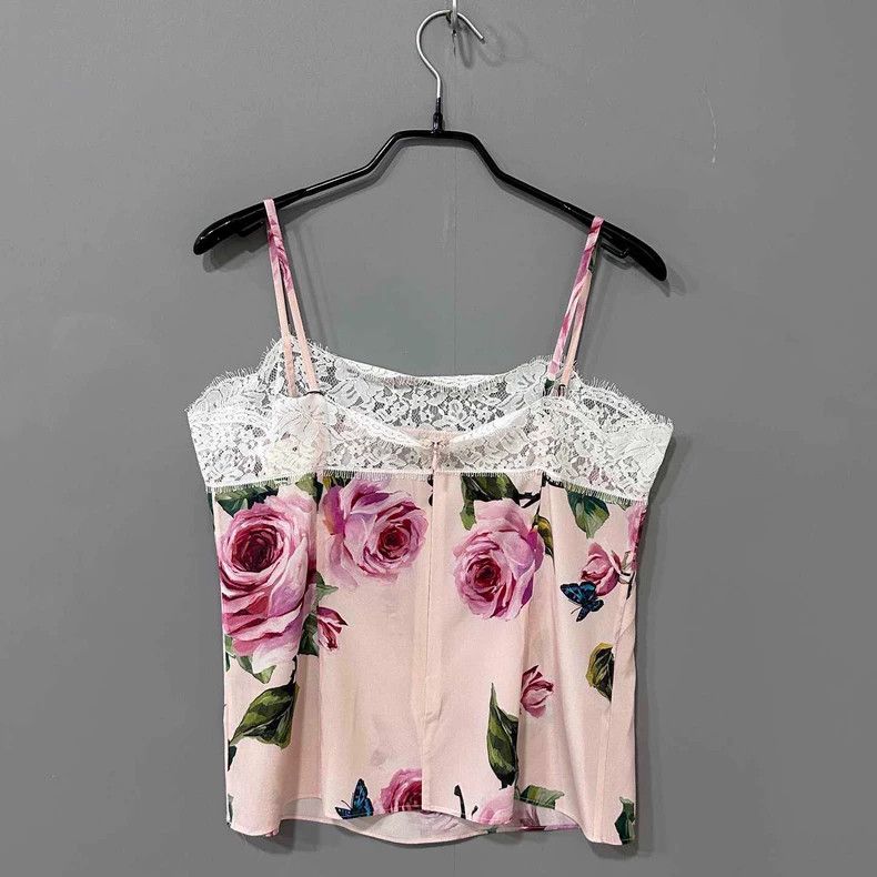 Dolce & Gabbana Floral Lace Cami Top by Dolce & Gabbana Size M / US 6-8 / IT 42-44 - 3 Thumbnail