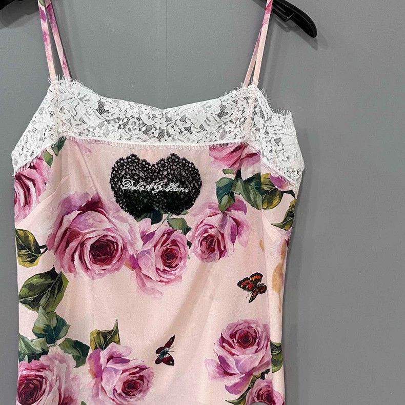 Dolce & Gabbana Floral Lace Cami Top by Dolce & Gabbana Size M / US 6-8 / IT 42-44 - 2 Thumbnail