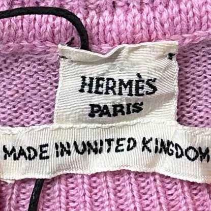 Hermes New Pink Cashmere Sweater with Stripes Size S / US 4 / IT 40 - 4 Thumbnail