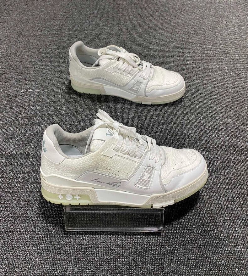 Louis Vuitton White Louis Vuitton Trainer Sneakers Size US 9 / IT 39 - 3 Thumbnail