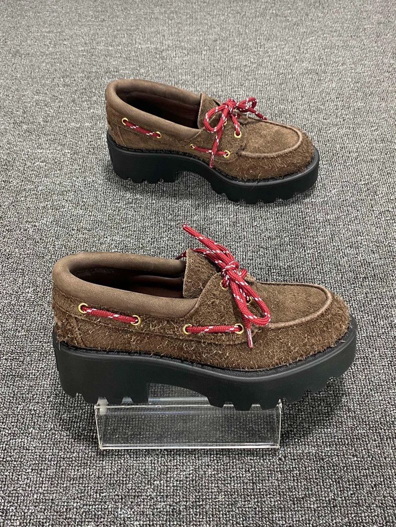 Prada New Brown Suede Loafers by MIUMIU Size US 7 / IT 37 - 3 Thumbnail