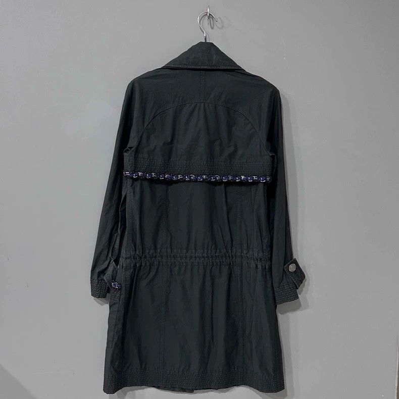 Chanel Black Parachute Fabric Coat by Chanel Size S / US 4 / IT 40 - 3 Thumbnail