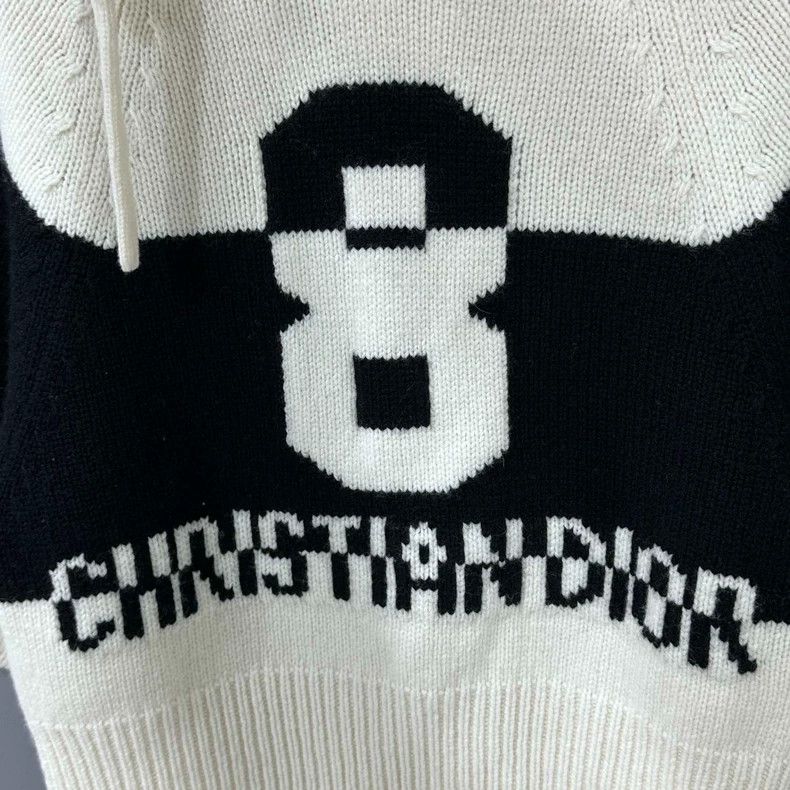 Dior Classic Color Block Cashmere Sweater Dior Size M / US 6-8 / IT 42-44 - 3 Thumbnail
