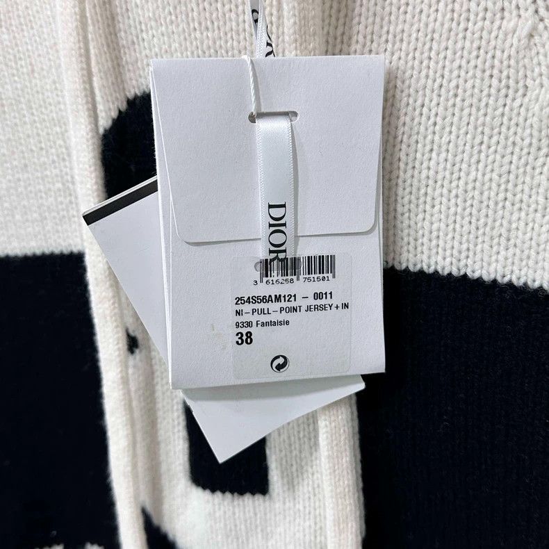 Dior Classic Color Block Cashmere Sweater Dior Size M / US 6-8 / IT 42-44 - 8 Thumbnail