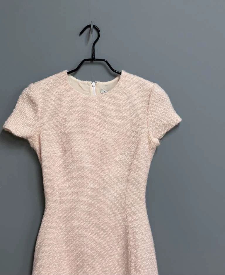 Dior Pink Handwoven Dress by Dior Size XS / US 0-2 / IT 36-38 - 3 Thumbnail