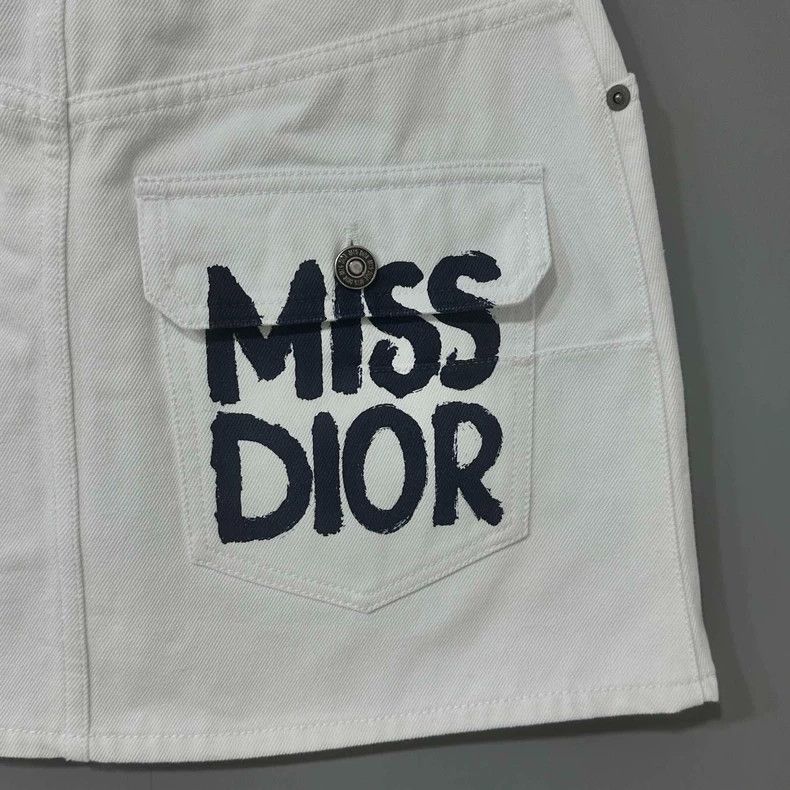 Dior Dior Miss Dior Series Denim Shorts Size 34" / US 12 / IT 48 - 3 Thumbnail