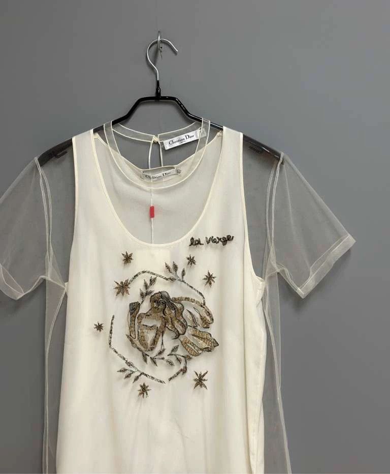 Dior Dior Two-Piece Set with Sheer Overlay Size S / US 4 / IT 40 - 3 Thumbnail