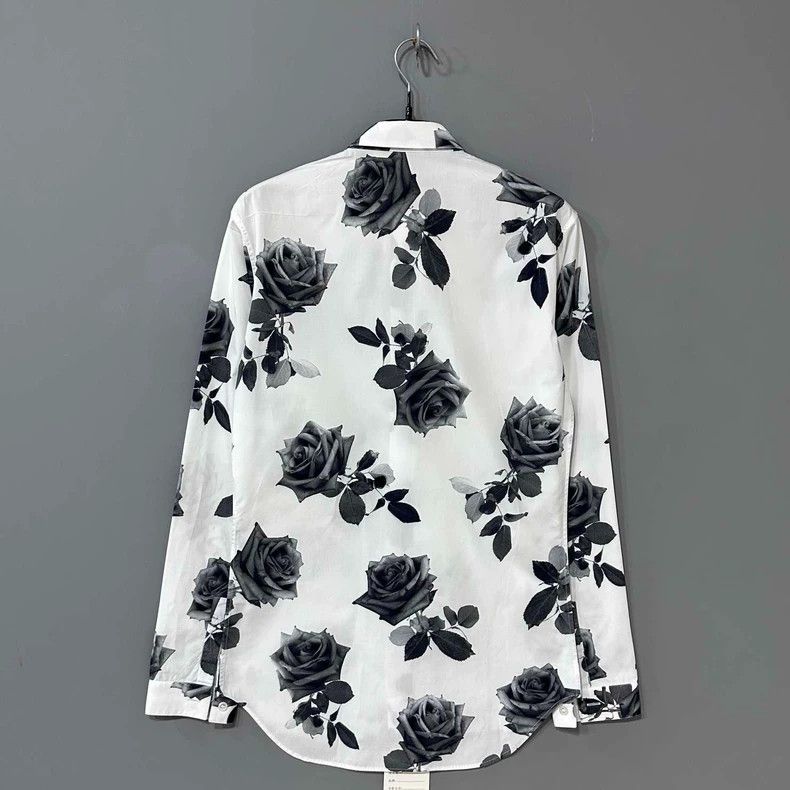 Dior Floral Printed Long Sleeve Shirt for Women Size M / US 6-8 / IT 42-44 - 3 Thumbnail