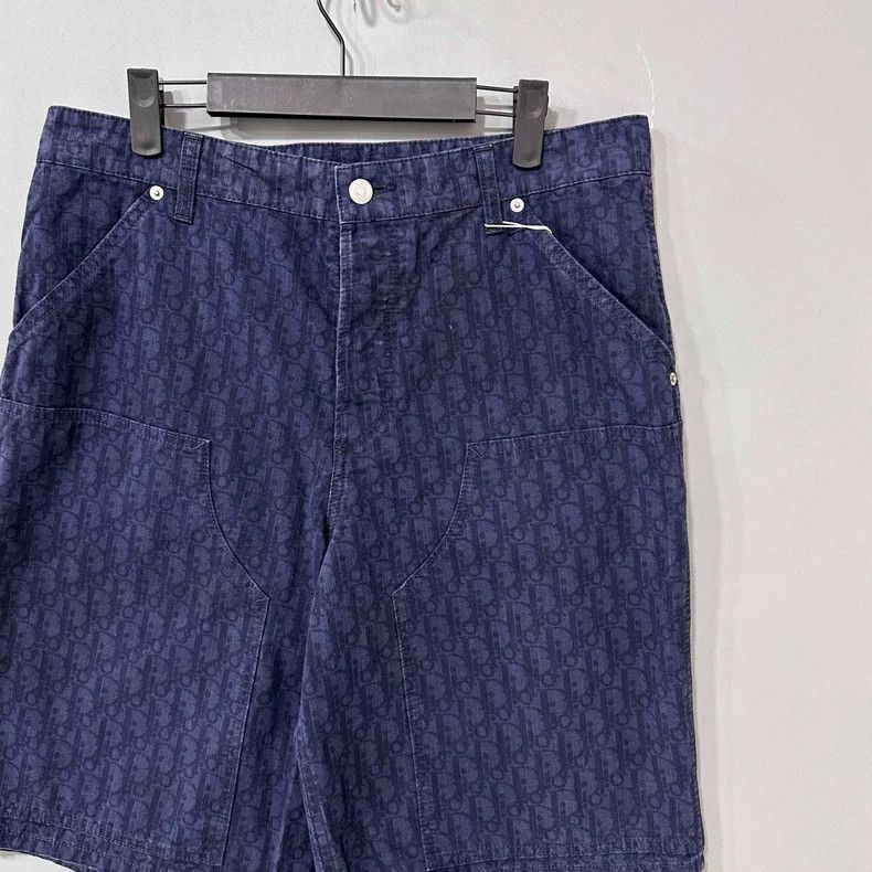Dior Dior Logo Printed Dark Shorts Size 30" / US 8 / IT 44 - 2 Thumbnail