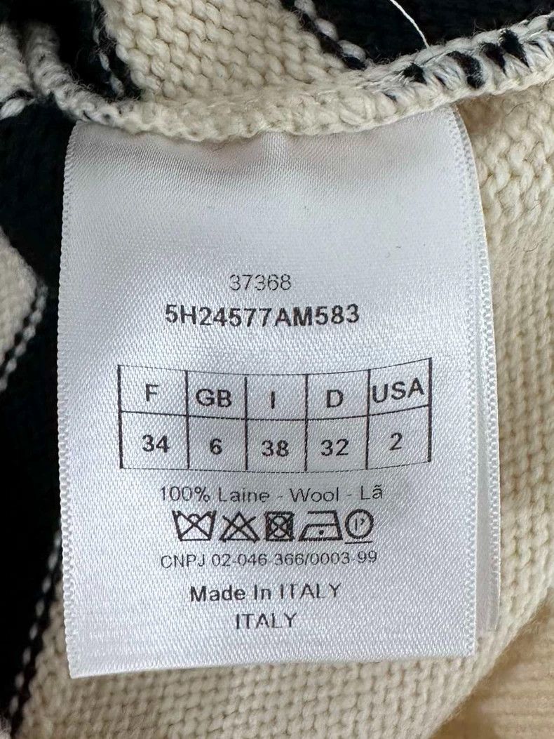 Dior Irregular Knit Sweater by Dior Size XS / US 0-2 / IT 36-38 - 5 Thumbnail