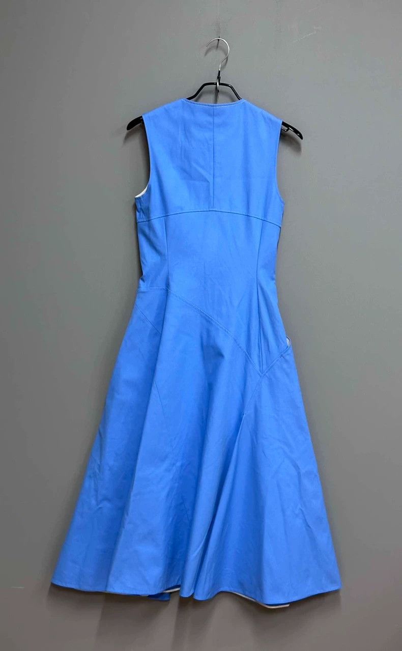Dior Blue Sleeveless Dress by Dior Size XS / US 0-2 / IT 36-38 - 3 Thumbnail
