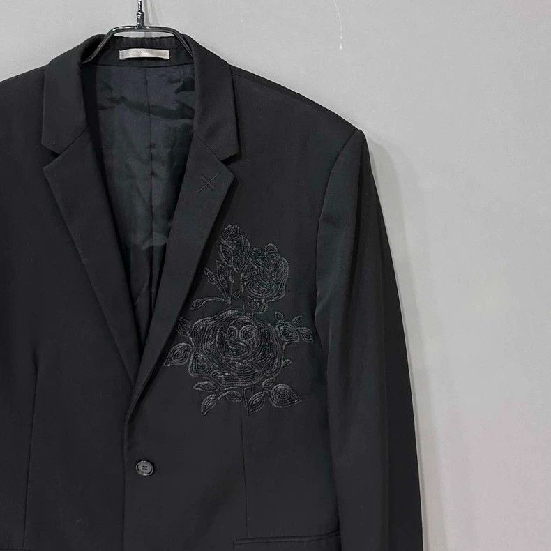 Dior Limited Edition Black Rose Blazer Dior Size XL / US 12-14 / IT 48-50 - 3 Thumbnail