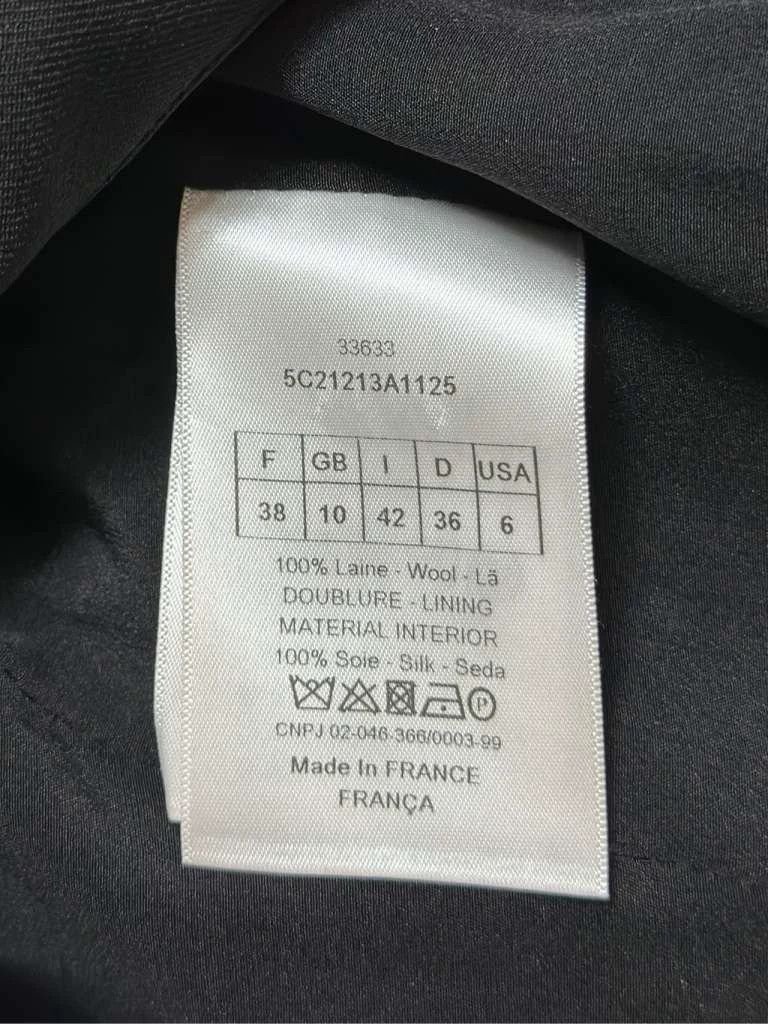 Dior Black Bar Jacket with Waist Button Design Size M / US 6-8 / IT 42-44 - 5 Thumbnail