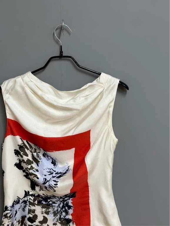 Dior Watercolor Print Sleeveless Top by Dior Size S / US 4 / IT 40 - 3 Thumbnail