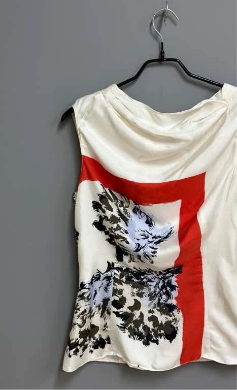 Dior Watercolor Print Sleeveless Top by Dior Size S / US 4 / IT 40 - 2 Thumbnail
