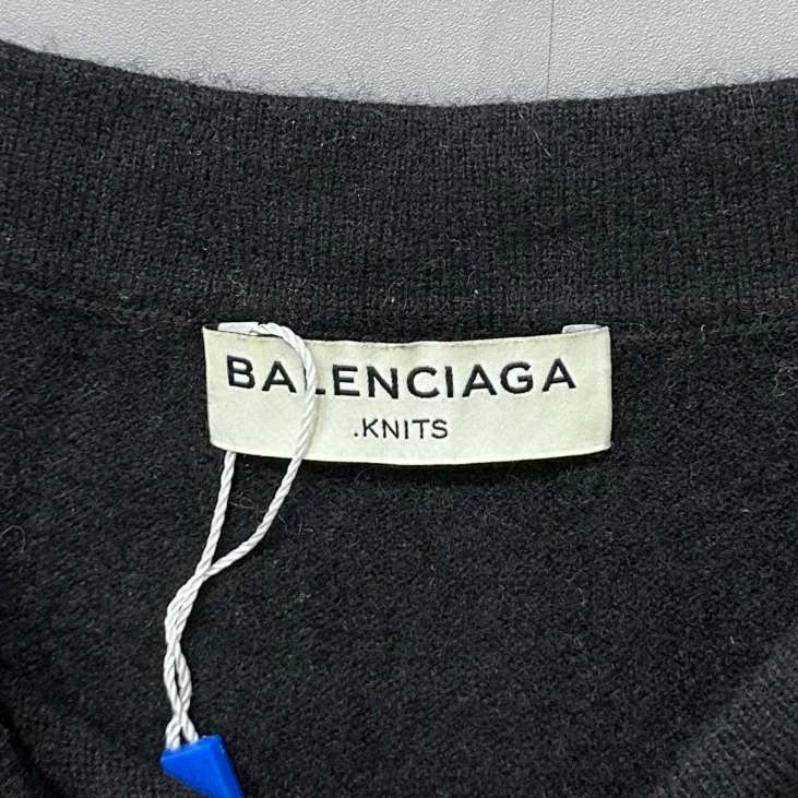 Balenciaga Long Knit Colorblock Sweater by Balenciaga Size S / US 4 / IT 40 - 4 Thumbnail