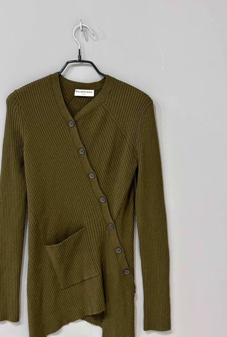 Balenciaga Irregular Knit Sweater by Balenciaga Size S / US 4 / IT 40 - 2 Thumbnail