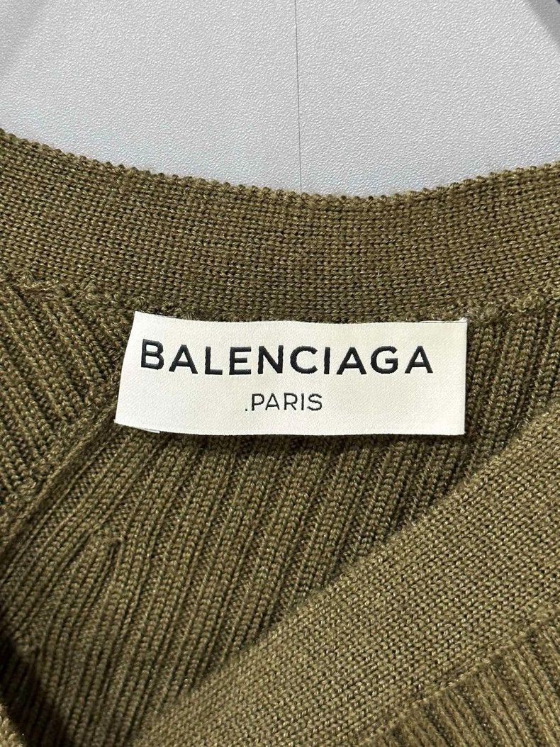 Balenciaga Irregular Knit Sweater by Balenciaga Size S / US 4 / IT 40 - 4 Thumbnail