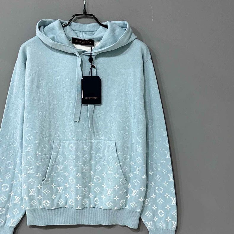 Louis Vuitton Gradient Logo Knit Hoodie by Louis Vuitton Size S / US 4 / IT 40 - 2 Thumbnail