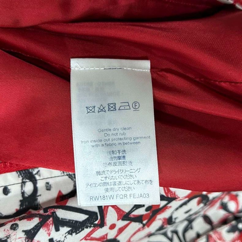 Louis Vuitton Colorful Red and Black Louis Vuitton Jacket Size S / US 4 / IT 40 - 6 Thumbnail