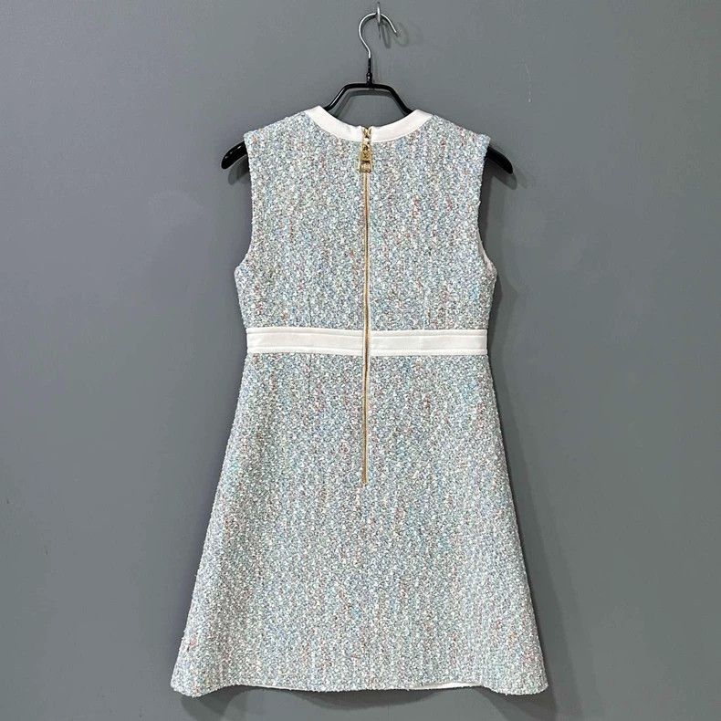 Louis Vuitton Chanel-Style Tweed Dress by Louis Vuitton Size S / US 4 / IT 40 - 3 Thumbnail