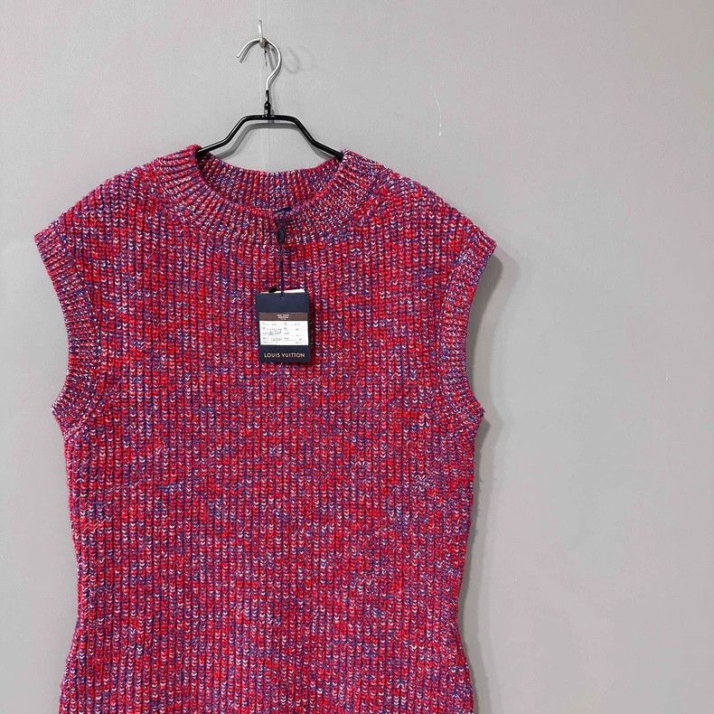 Louis Vuitton Louis Vuitton Knit Dress with Logo Size M / US 6-8 / IT 42-44 - 2 Thumbnail