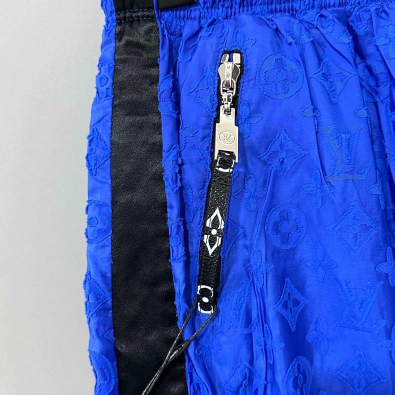 Louis Vuitton Blue Louis Vuitton Logo Print Trousers Size 36" / US 14 / IT 50 - 3 Thumbnail