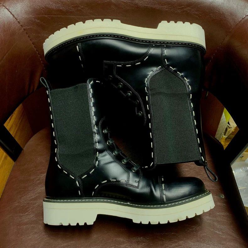 Dolce & Gabbana Dolce & Gabbana Women's Knee High Boots Size US 9 / IT 39 - 4 Thumbnail
