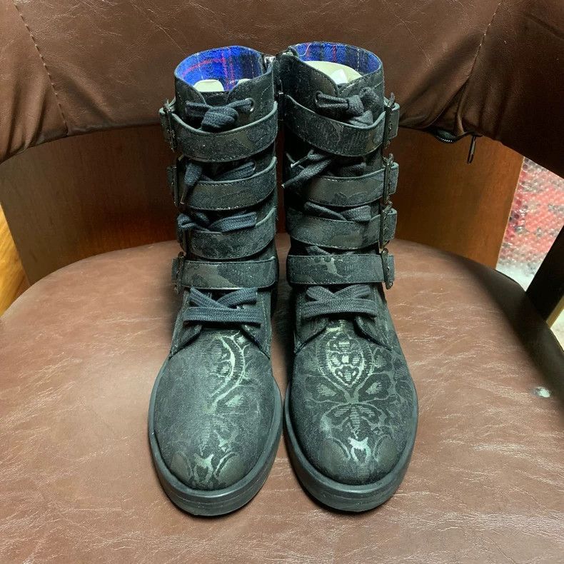 Gucci Stylish Black BLocco Boots with Straps Size US 5 / IT 35 - 2 Thumbnail