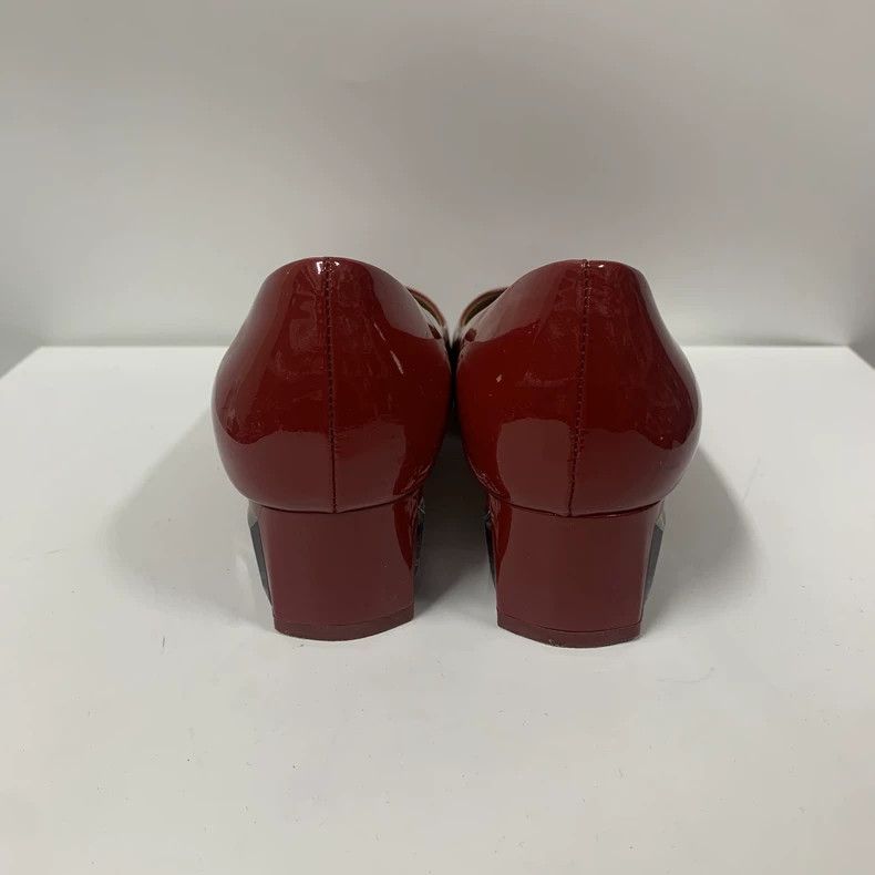 Salvatore Ferragamo Red Ferragamo Patent Leather High Heels Size US 10 / IT 40 - 6 Thumbnail