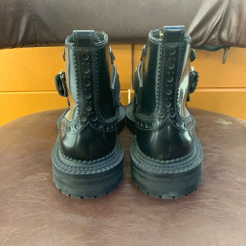 Burberry New Burberry High-Top Leather Boots Size US 9 / IT 39 - 6 Thumbnail