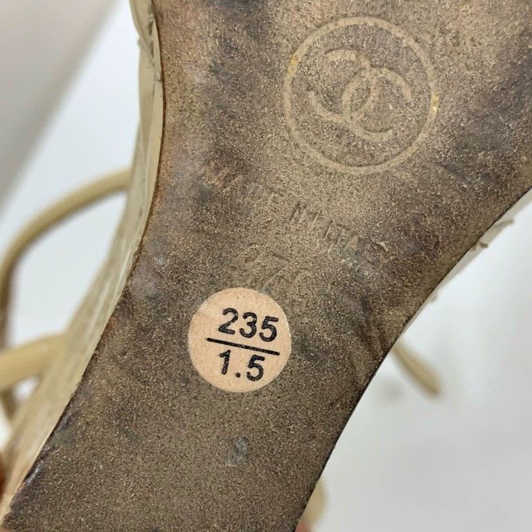 Chanel Chanel High Heeled Sandals Size 36 Size US 6 / IT 36 - 8 Thumbnail
