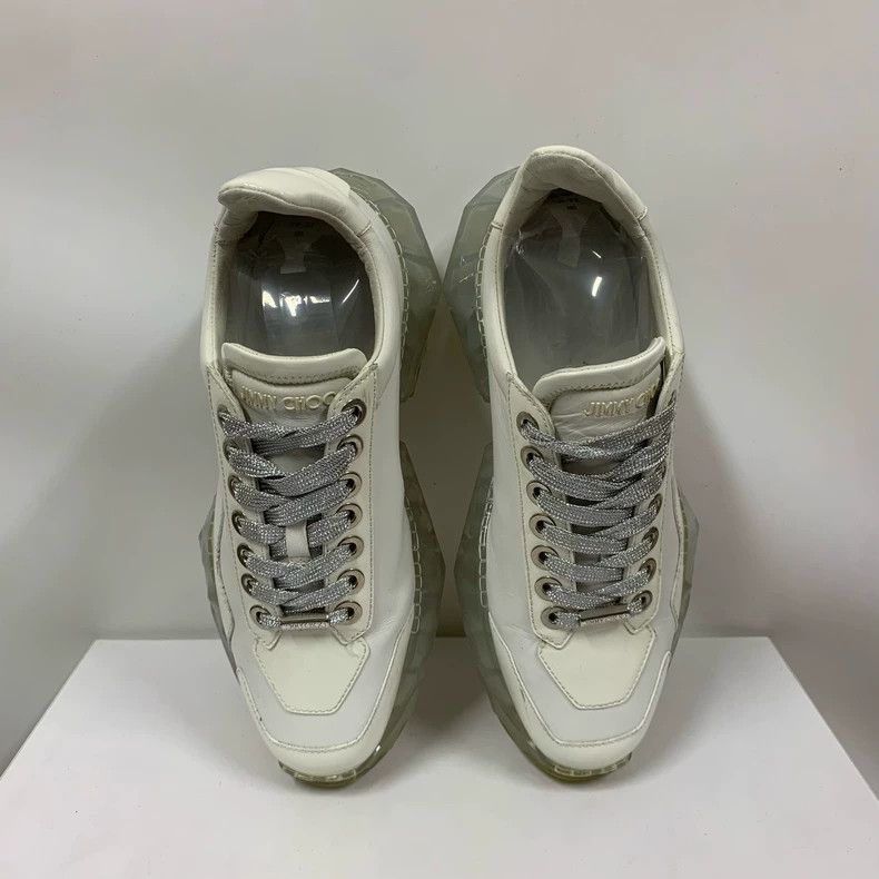 Jimmy Choo Jimmy Choo Men's Crystal Sneakers Size 38 Size US 8 / IT 38 - 3 Thumbnail