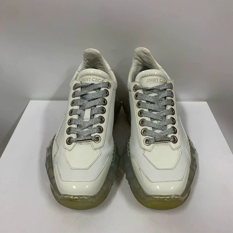 Jimmy Choo Jimmy Choo Men's Crystal Sneakers Size 38 Size US 8 / IT 38 - 2 Thumbnail