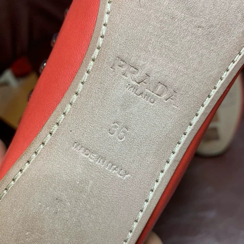 Prada Prada Flat Shoes with Studs and Tassels Size US 6 / IT 36 - 8 Thumbnail