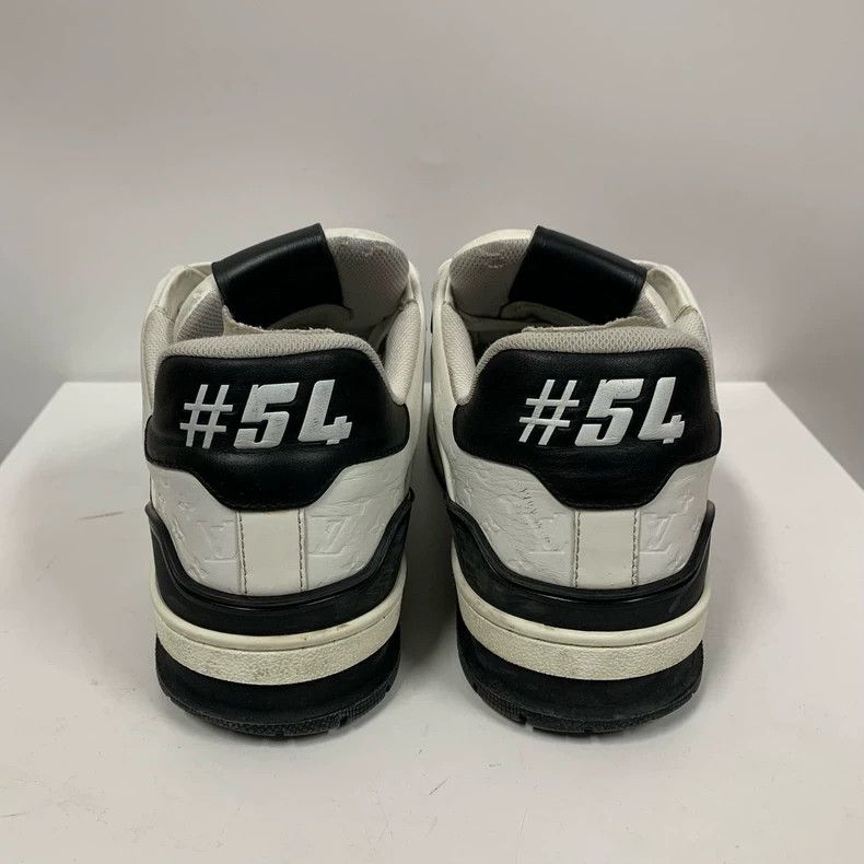 Louis Vuitton Louis Vuitton Black White Trainer Sneakers Size US 7 / IT 37 - 6 Thumbnail
