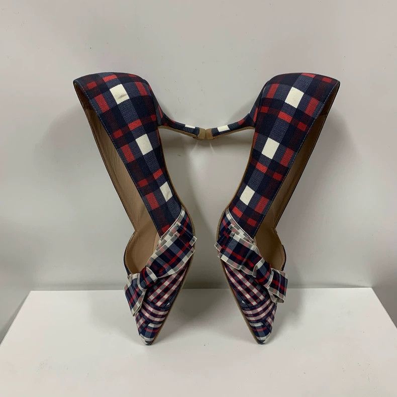 Jimmy Choo Stuart Weitzman Plaid High Heels Size 36 Size US 6 / IT 36 - 5 Thumbnail