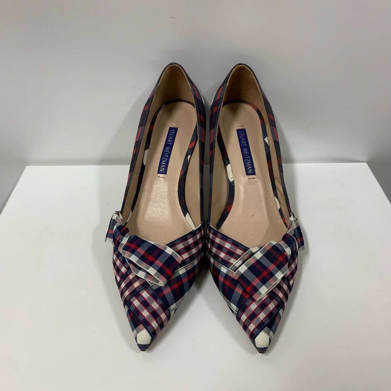 Jimmy Choo Stuart Weitzman Plaid High Heels Size 36 Size US 6 / IT 36 - 2 Thumbnail